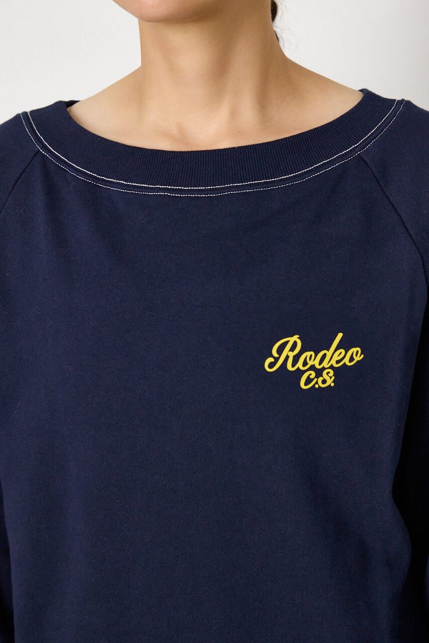 RODEO CROWNS「ラグランカラーステッチオフショルワンピース」|ワンピース|