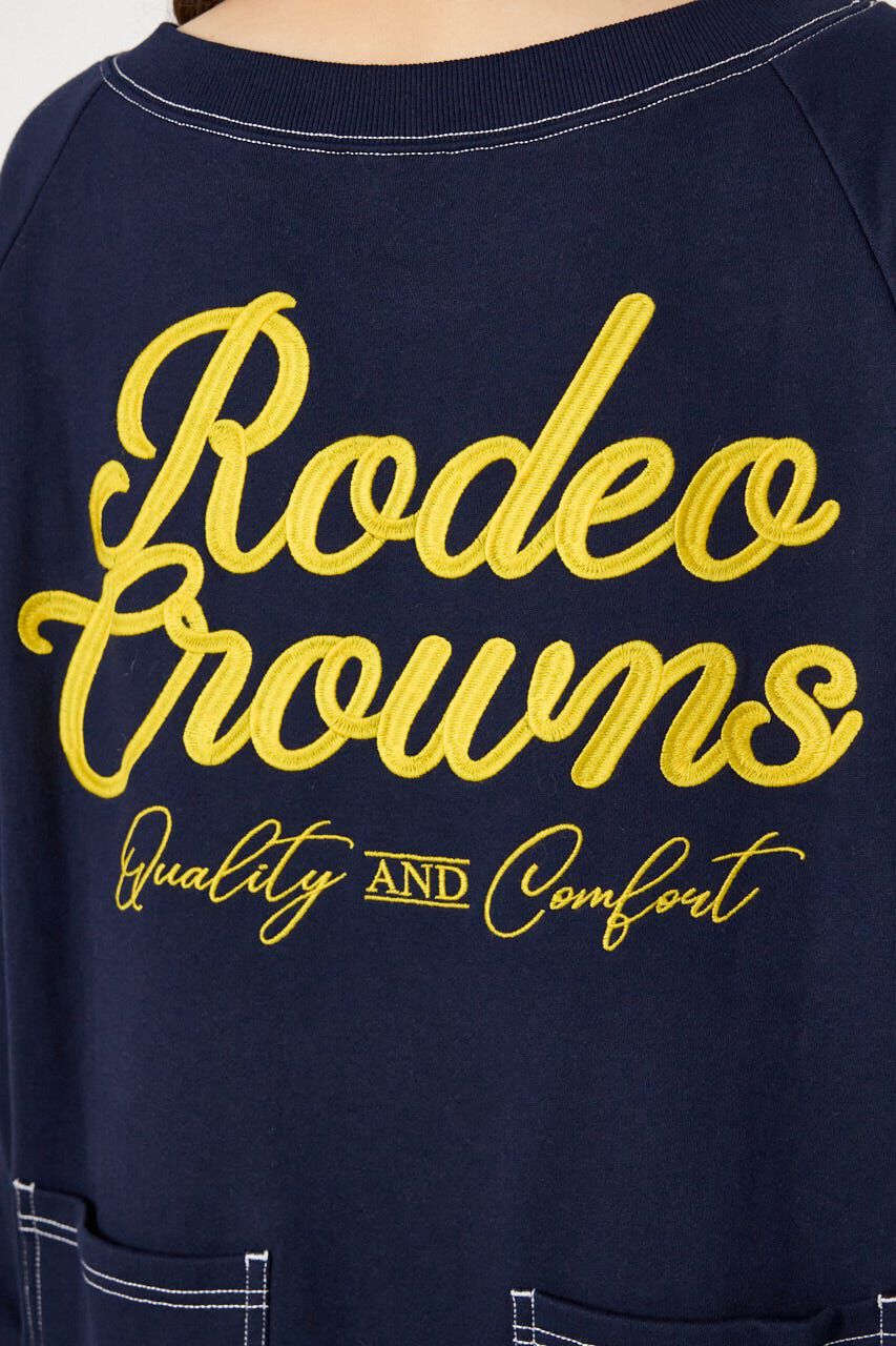 RODEO CROWNS「ラグランカラーステッチオフショルワンピース」|ワンピース|