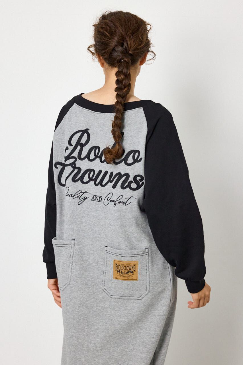 RODEO CROWNS「ラグランカラーステッチオフショルワンピース」|ワンピース|