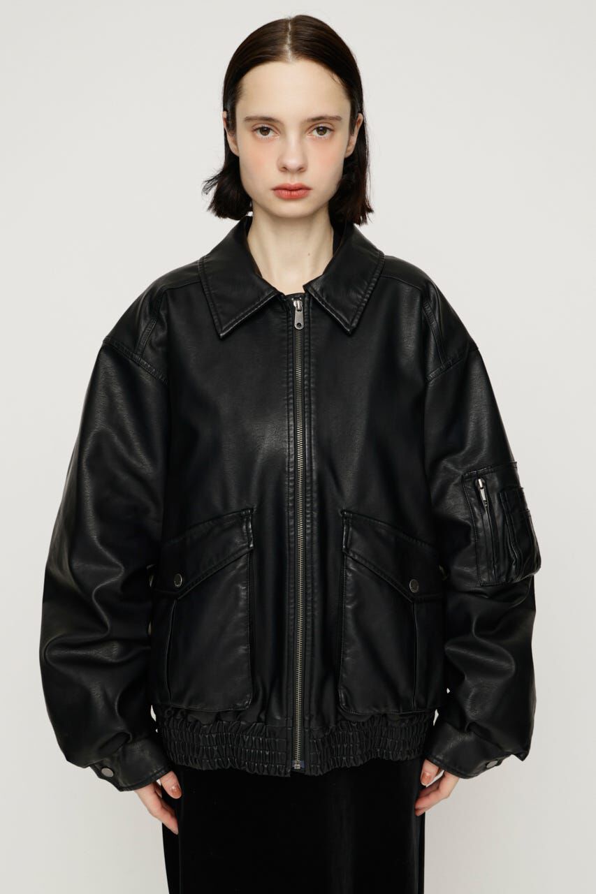 SLY「WASHED PUFFER ブルゾン」|ブルゾン・スタジャン|
