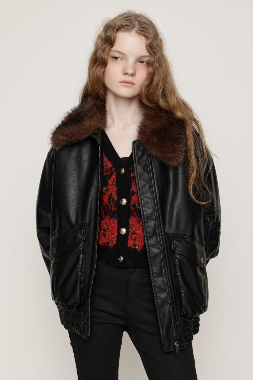 SLY「WASHED PUFFER ブルゾン」|ブルゾン・スタジャン|