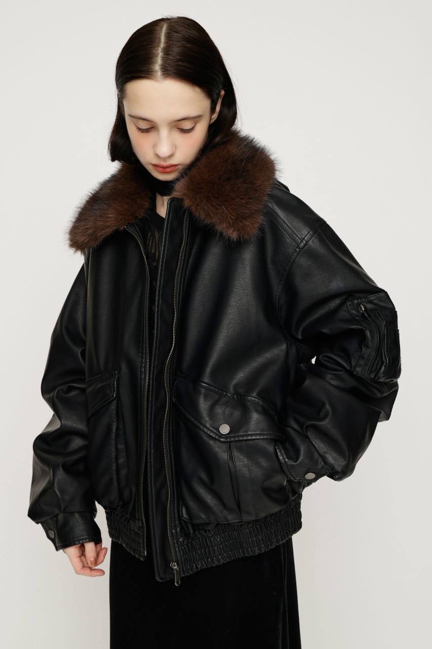 SLY「WASHED PUFFER ブルゾン」|ブルゾン・スタジャン|