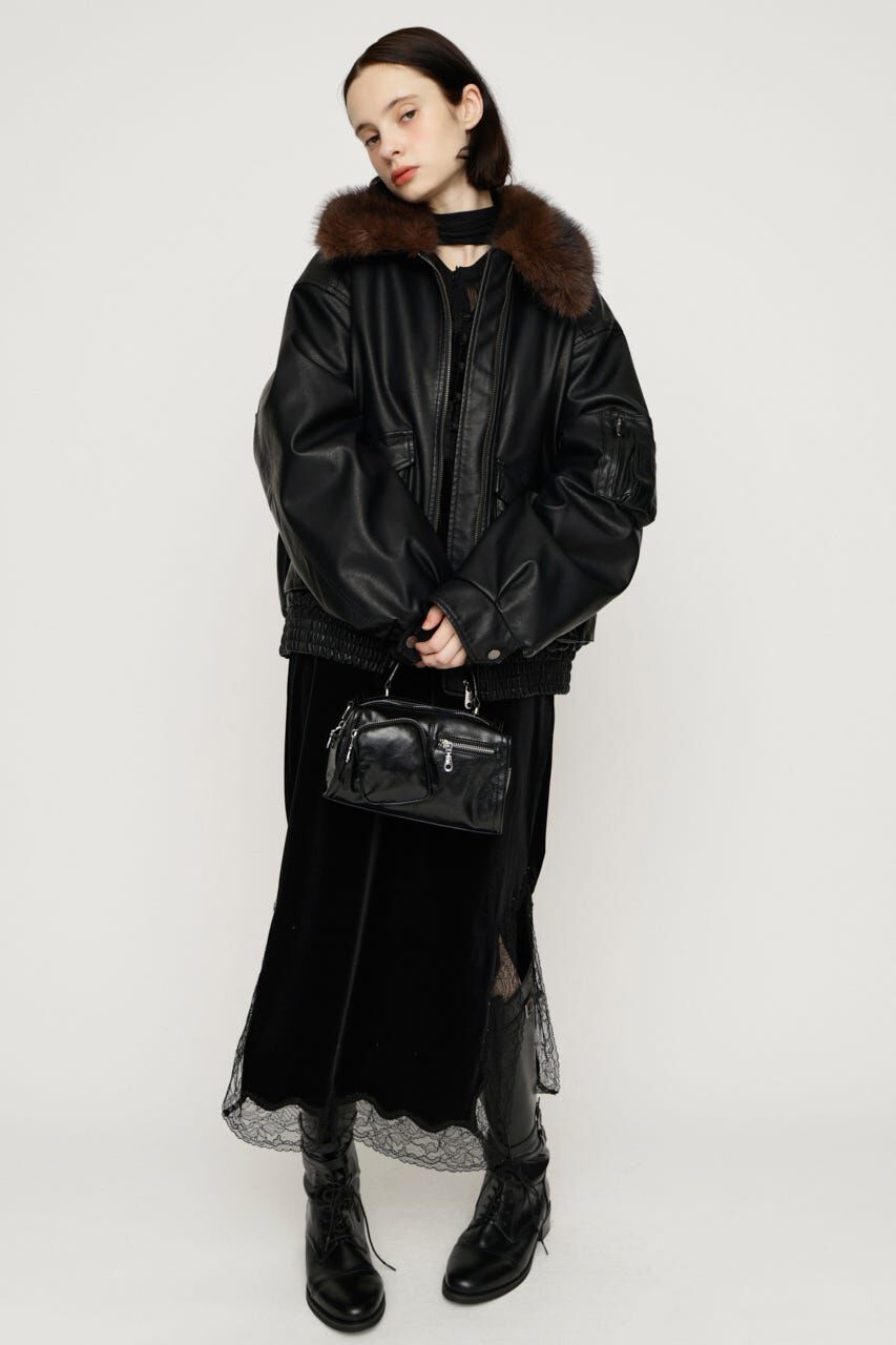 SLY「WASHED PUFFER ブルゾン」|ブルゾン・スタジャン|