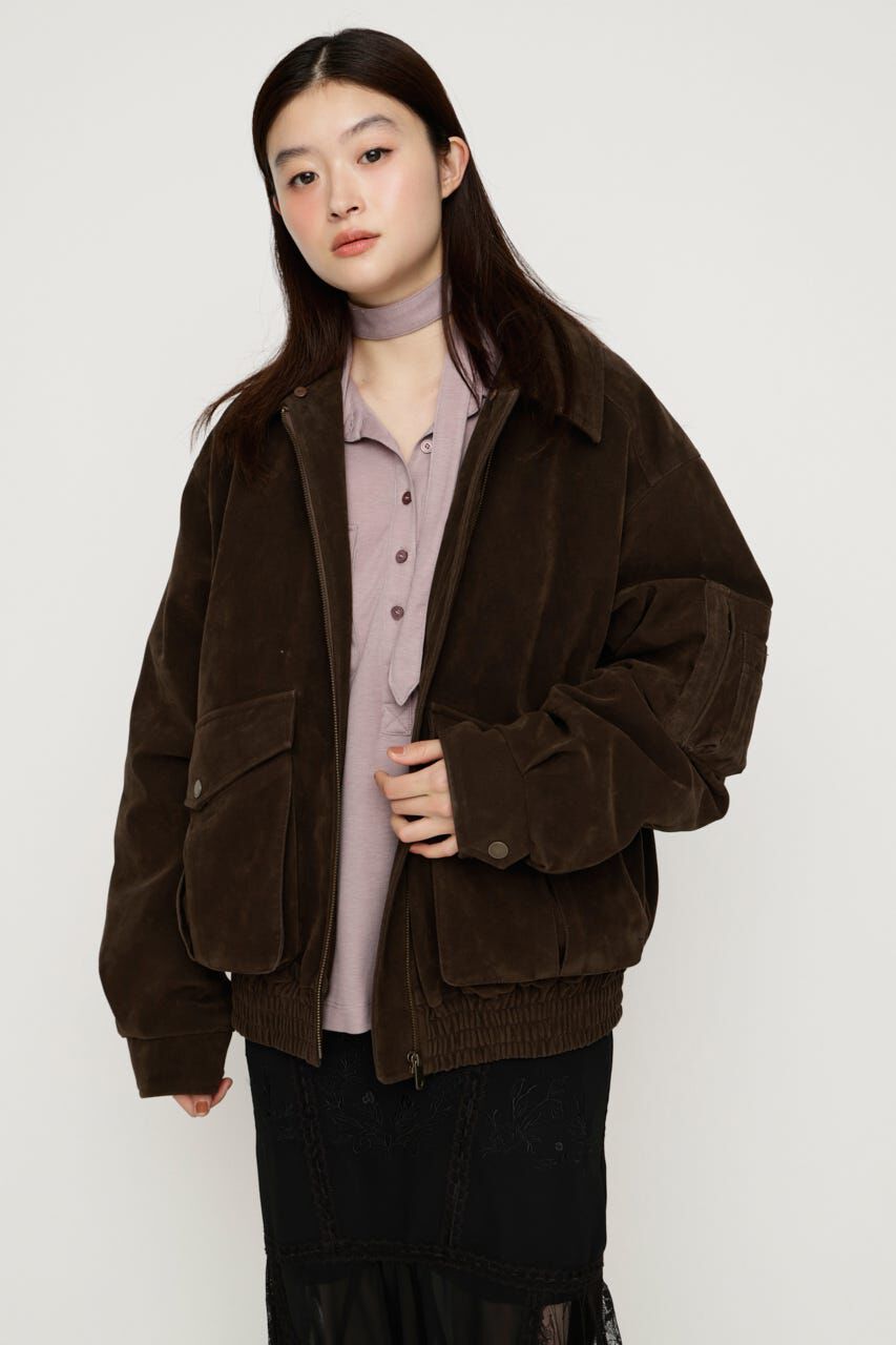 SLY「WASHED PUFFER ブルゾン」|ブルゾン・スタジャン|