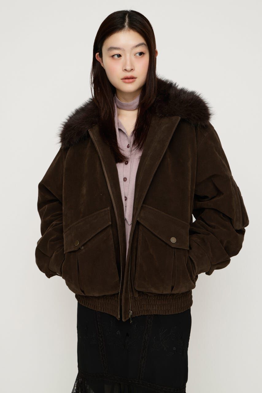 SLY「WASHED PUFFER ブルゾン」|ブルゾン・スタジャン|