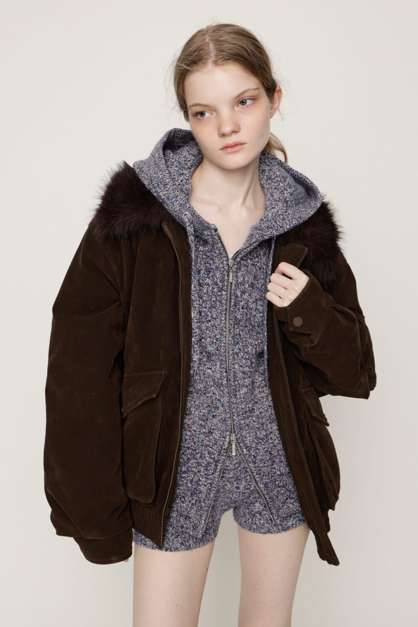 SLY「WASHED PUFFER ブルゾン」|ブルゾン・スタジャン|
