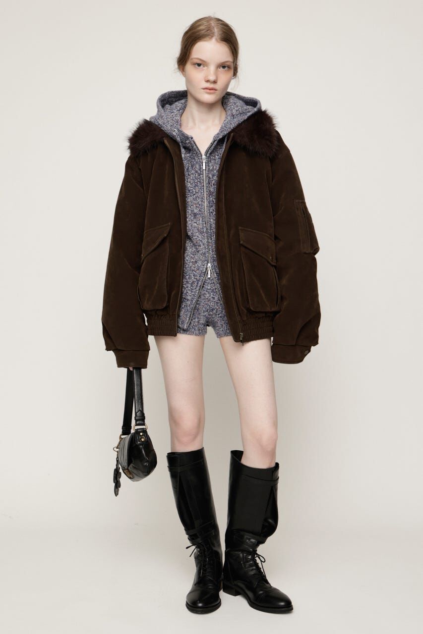 SLY「WASHED PUFFER ブルゾン」|ブルゾン・スタジャン|