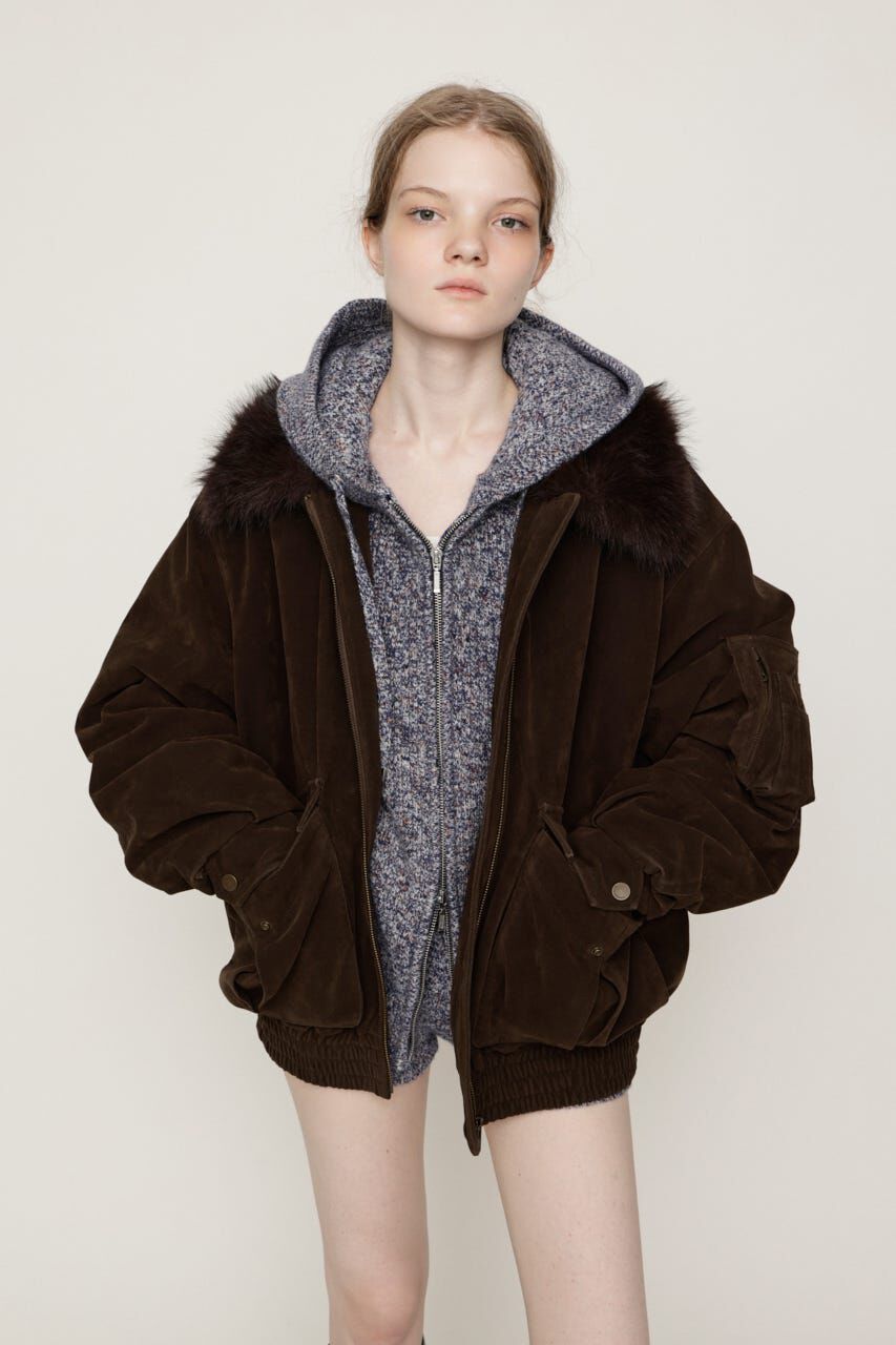SLY「WASHED PUFFER ブルゾン」|ブルゾン・スタジャン|