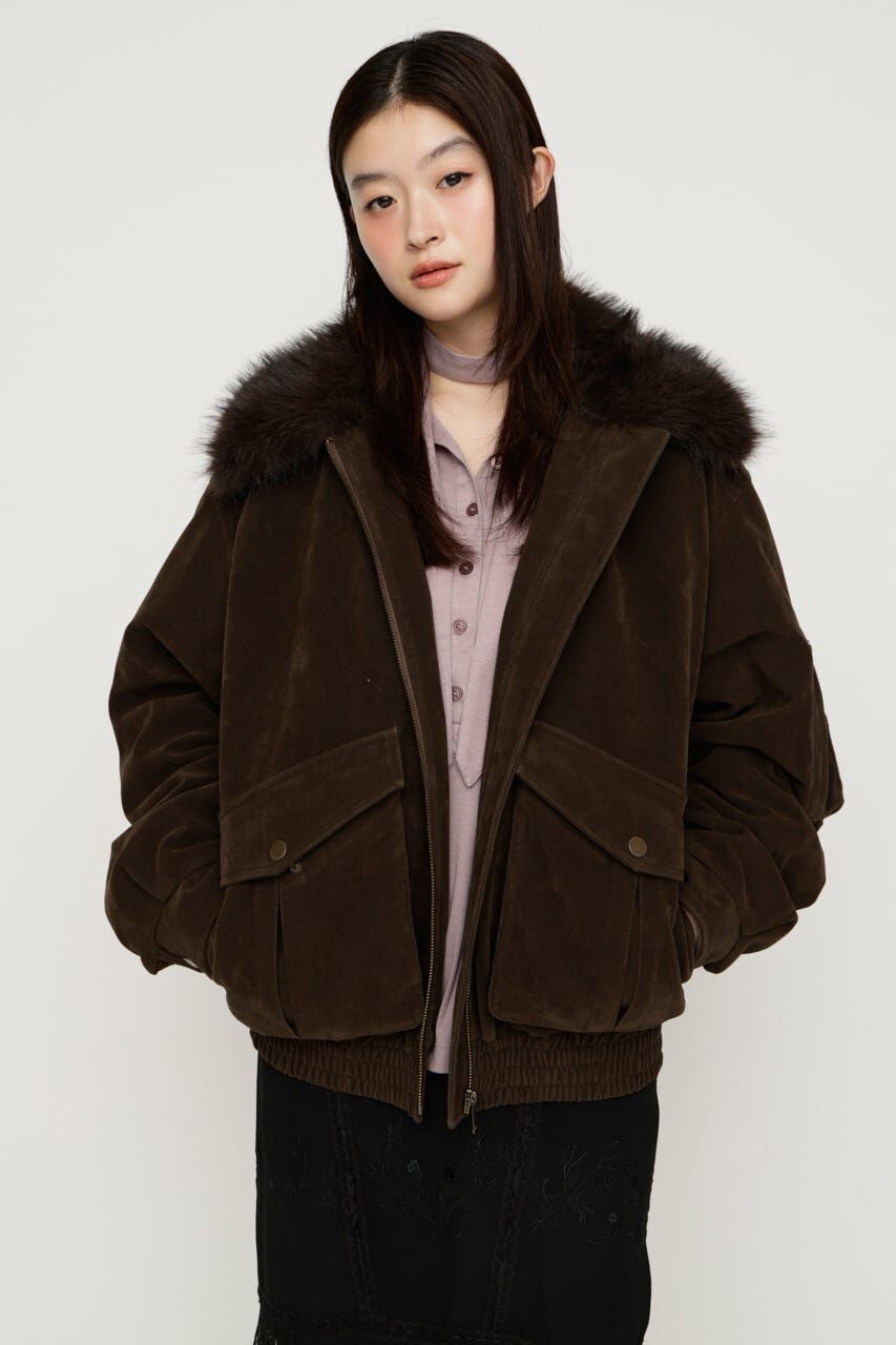 SLY「WASHED PUFFER ブルゾン」|ブルゾン・スタジャン|