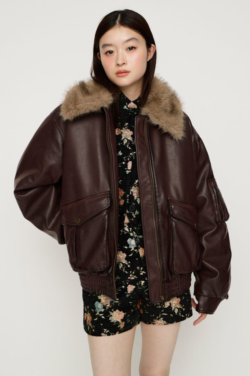 SLY「WASHED PUFFER ブルゾン」|ブルゾン・スタジャン|