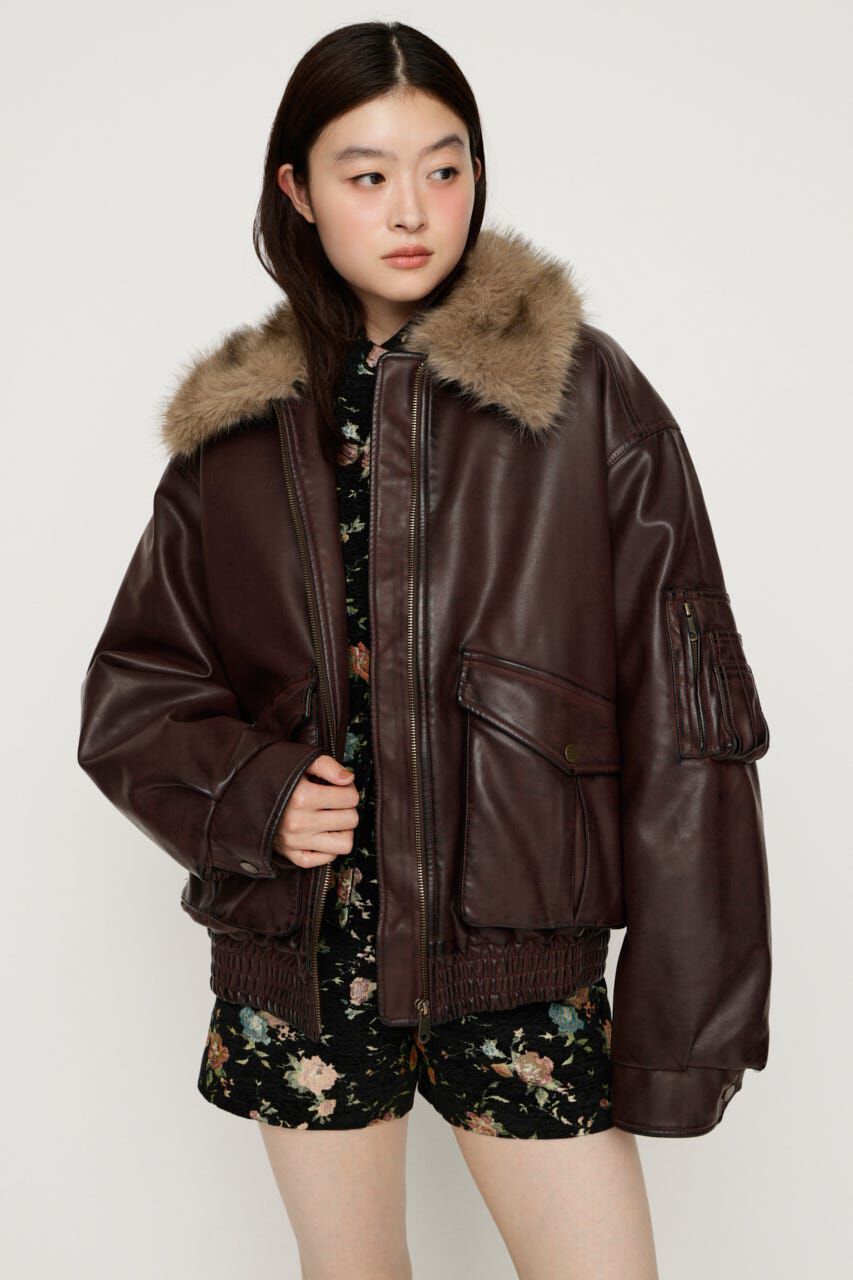 SLY「WASHED PUFFER ブルゾン」|ブルゾン・スタジャン|