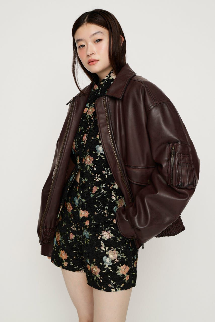 SLY「WASHED PUFFER ブルゾン」|ブルゾン・スタジャン|