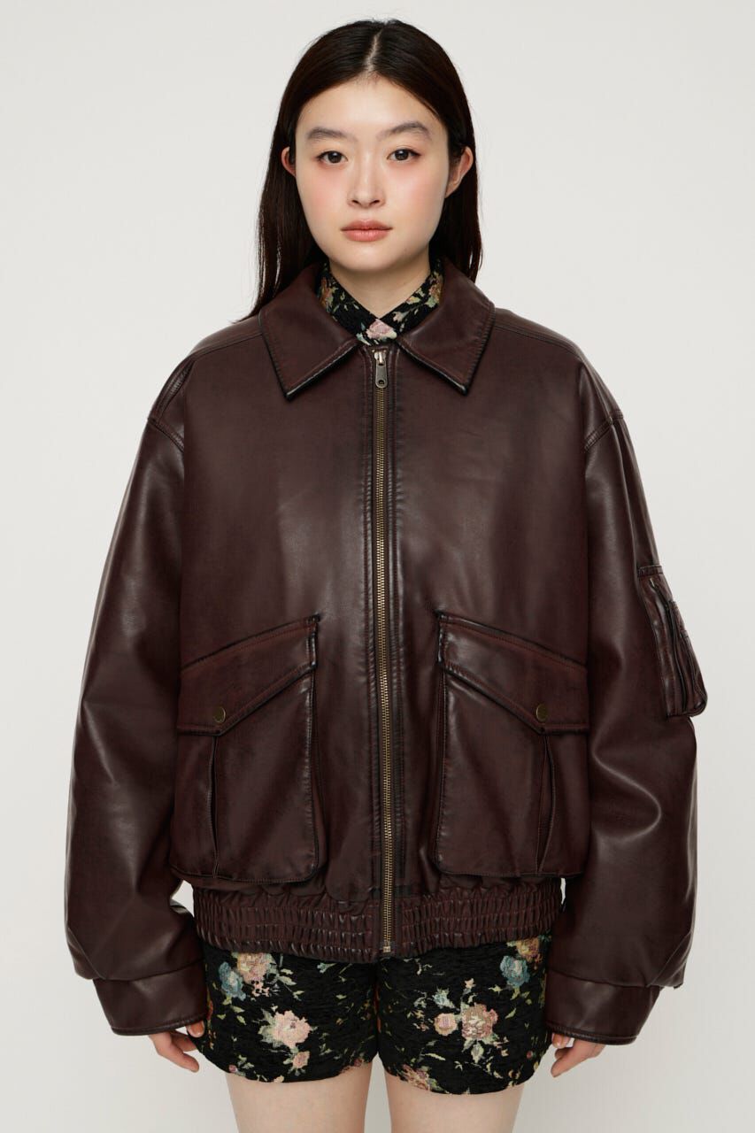 SLY「WASHED PUFFER ブルゾン」|ブルゾン・スタジャン|