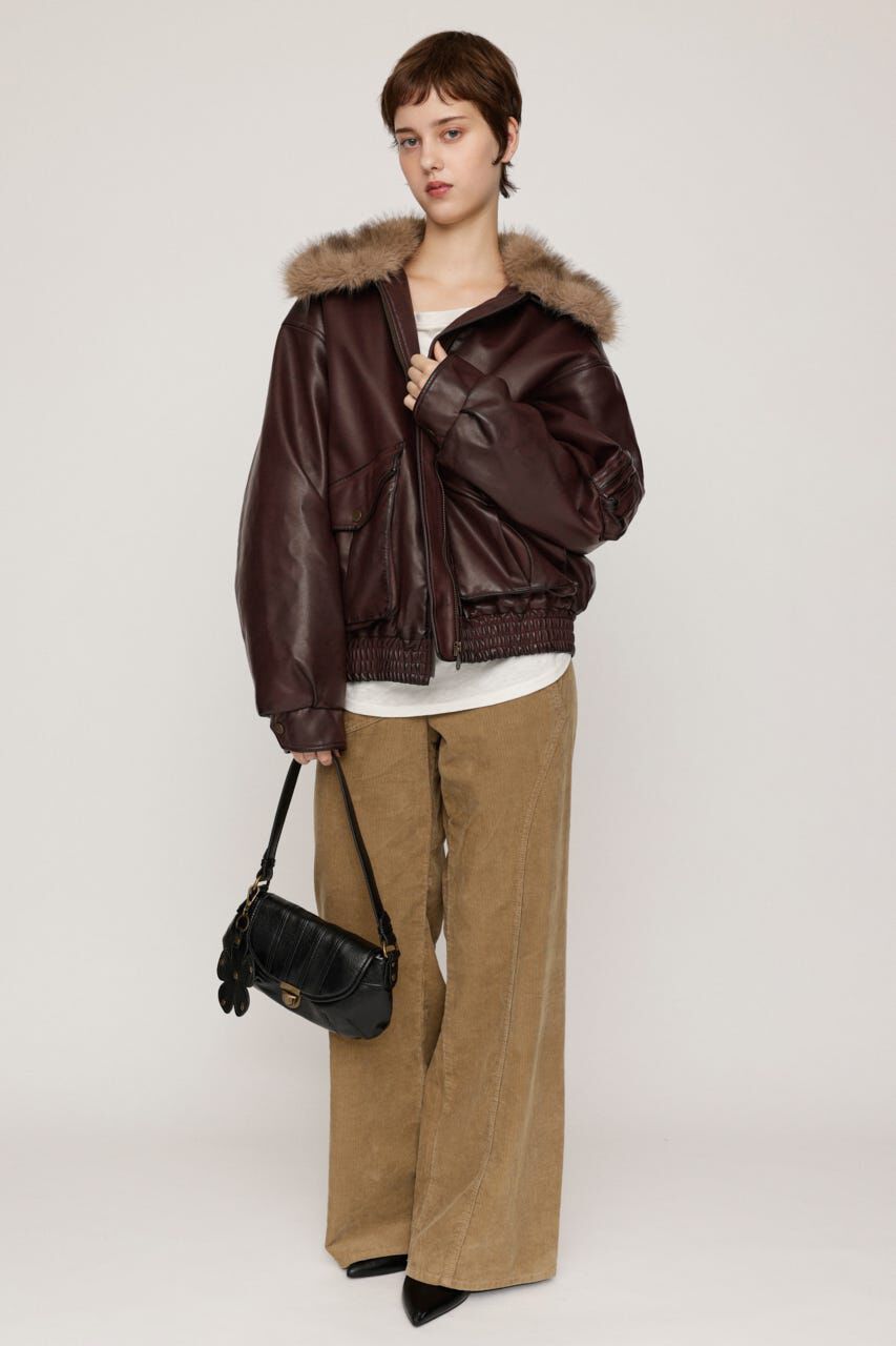 SLY「WASHED PUFFER ブルゾン」|ブルゾン・スタジャン|