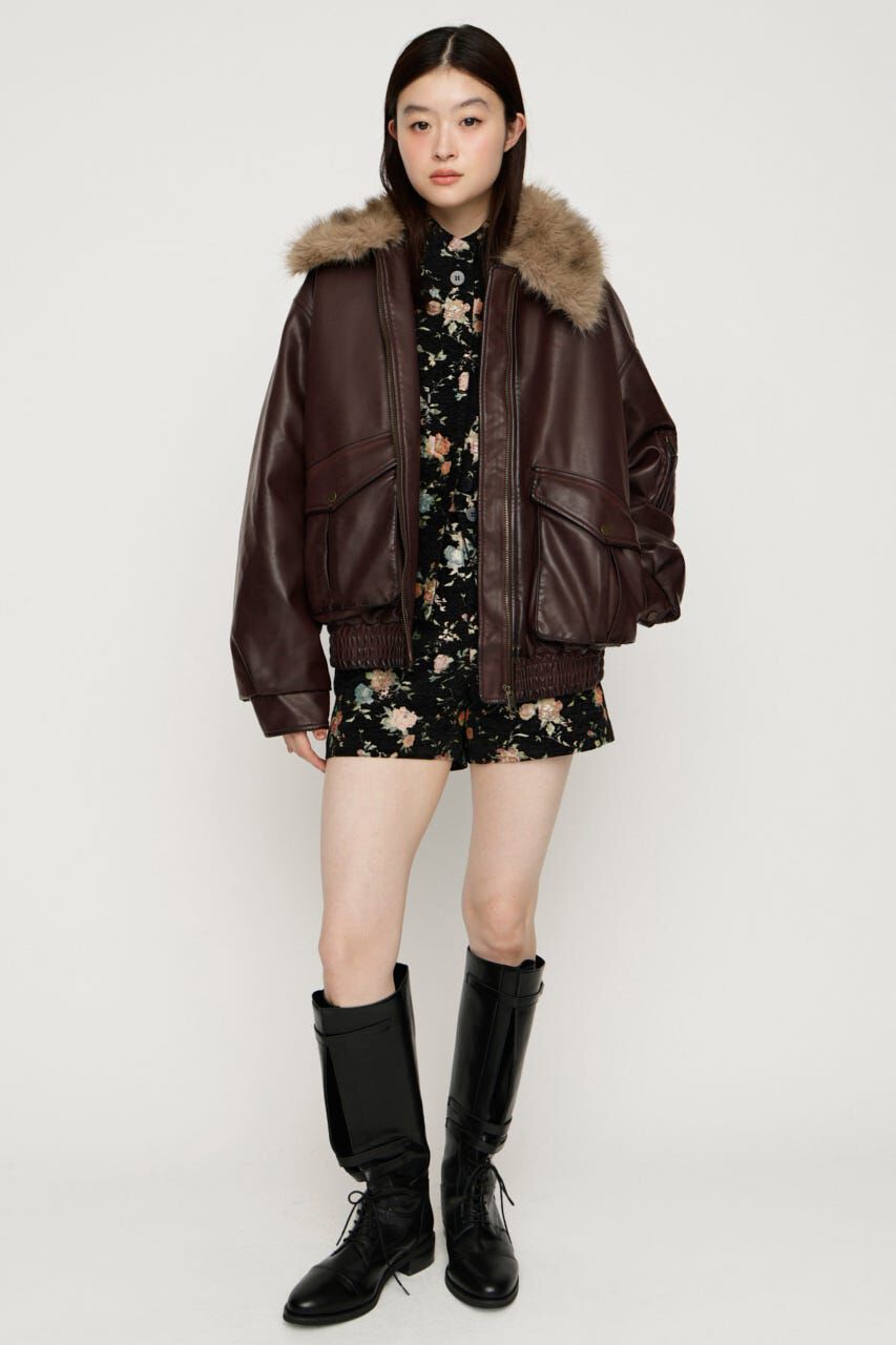 SLY「WASHED PUFFER ブルゾン」|ブルゾン・スタジャン|