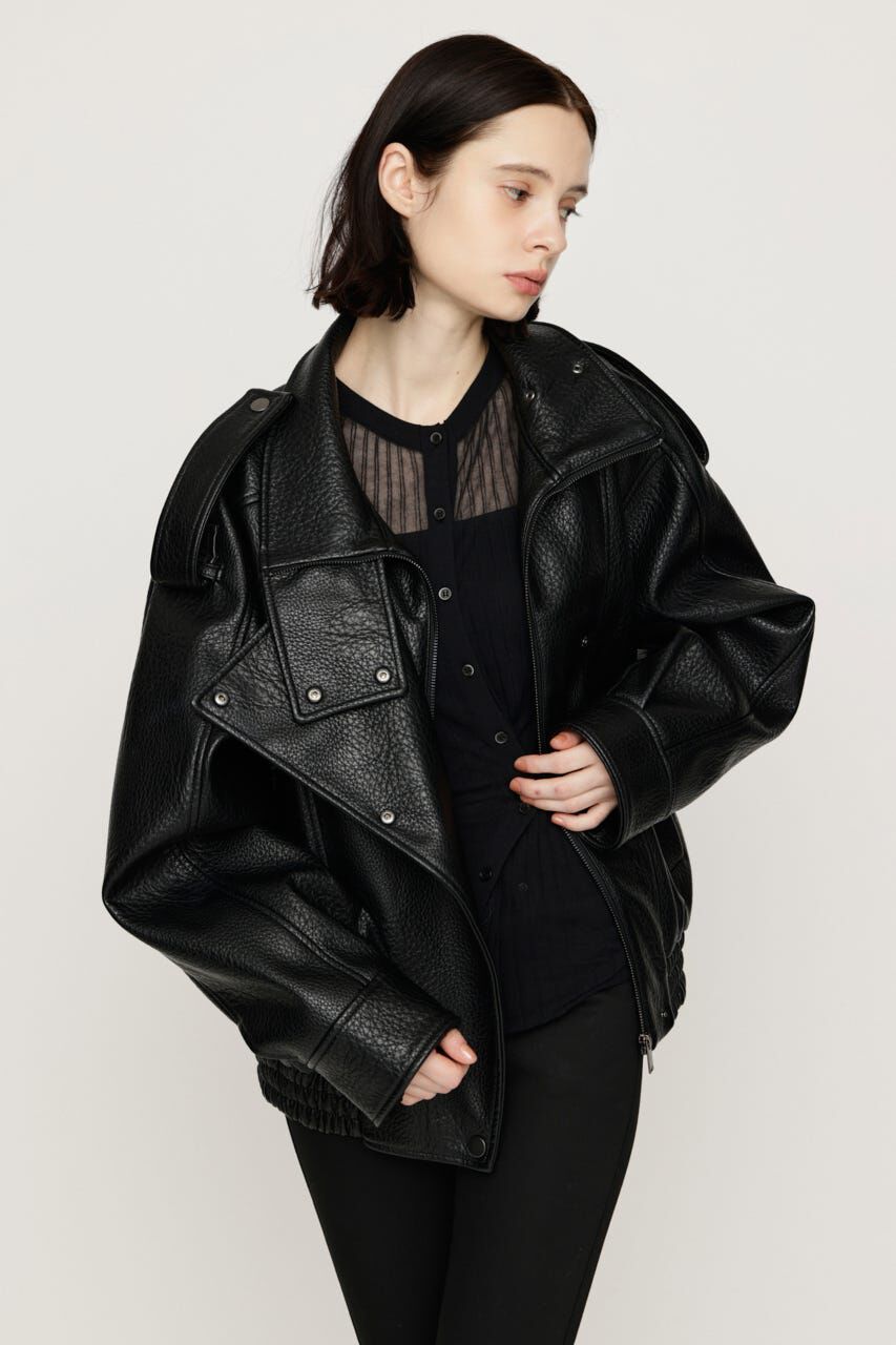 SLY「STAND COLLAR ZIP ブルゾン」|ブルゾン・スタジャン|
