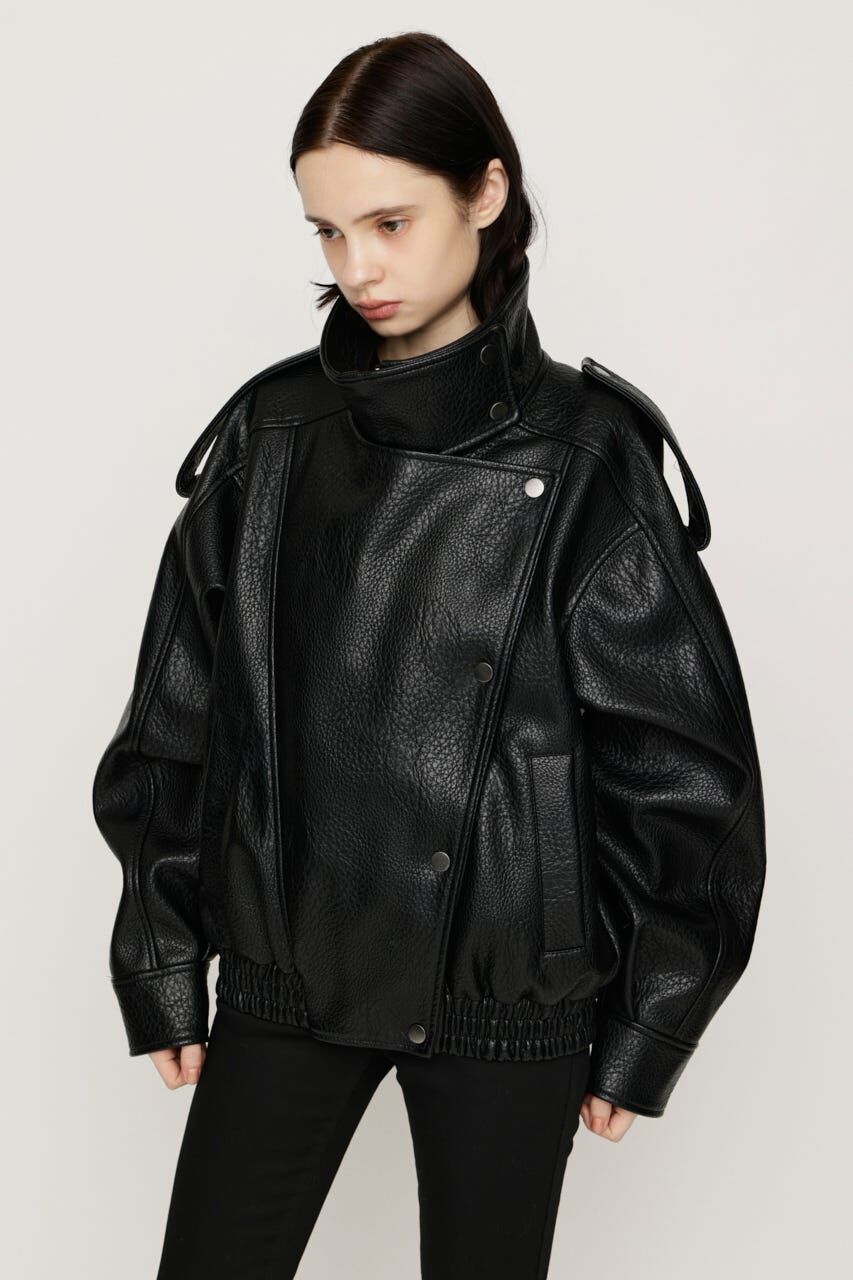 SLY「STAND COLLAR ZIP ブルゾン」|ブルゾン・スタジャン|