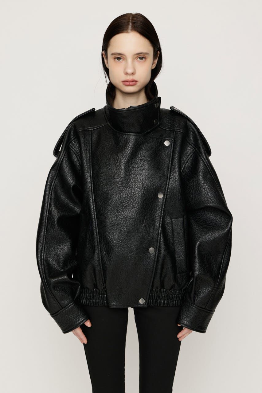 SLY「STAND COLLAR ZIP ブルゾン」|ブルゾン・スタジャン|