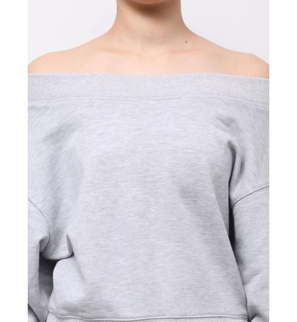 MERCURYDUO「裏毛オフショルトップス」|Tシャツ・カットソー|
