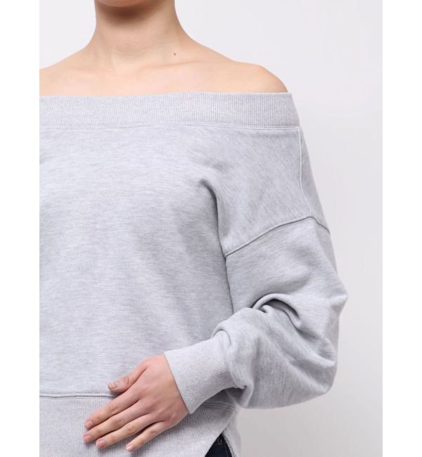 MERCURYDUO「裏毛オフショルトップス」|Tシャツ・カットソー|