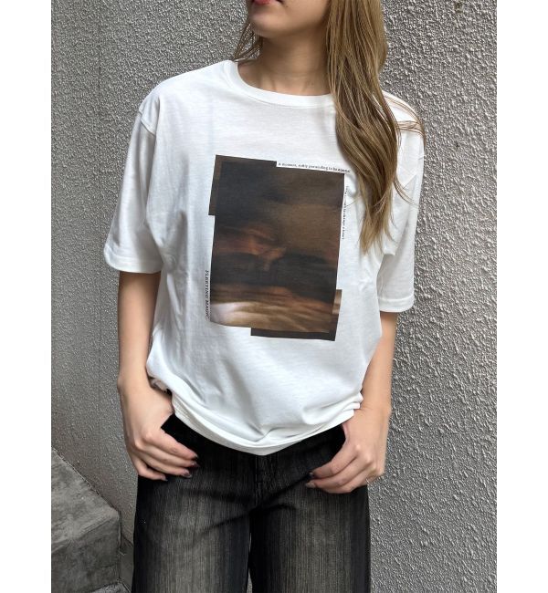 MURUA「プリントオーバーTシャツ」|Tシャツ・カットソー|