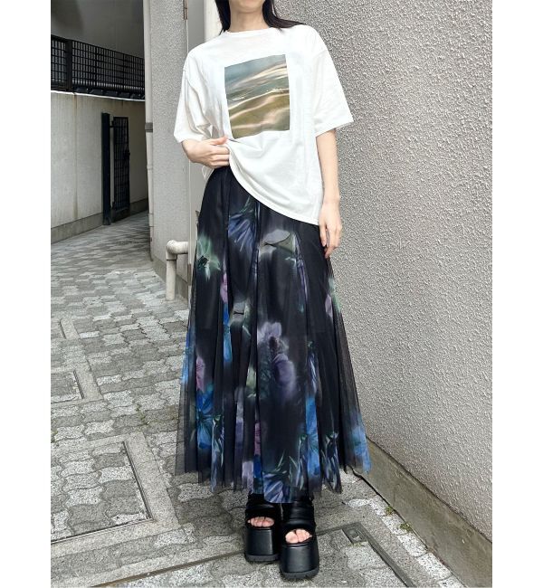 MURUA「プリントオーバーTシャツ」|Tシャツ・カットソー|