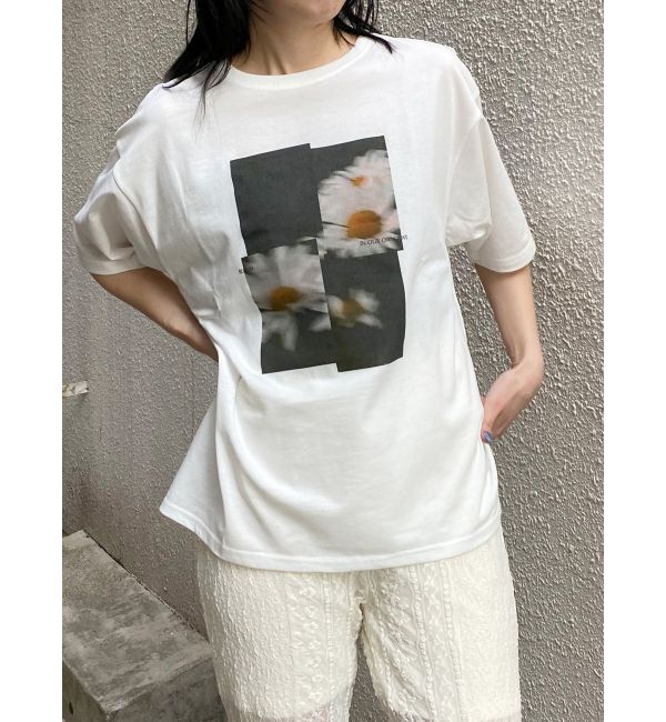 MURUA「プリントオーバーTシャツ」|Tシャツ・カットソー|
