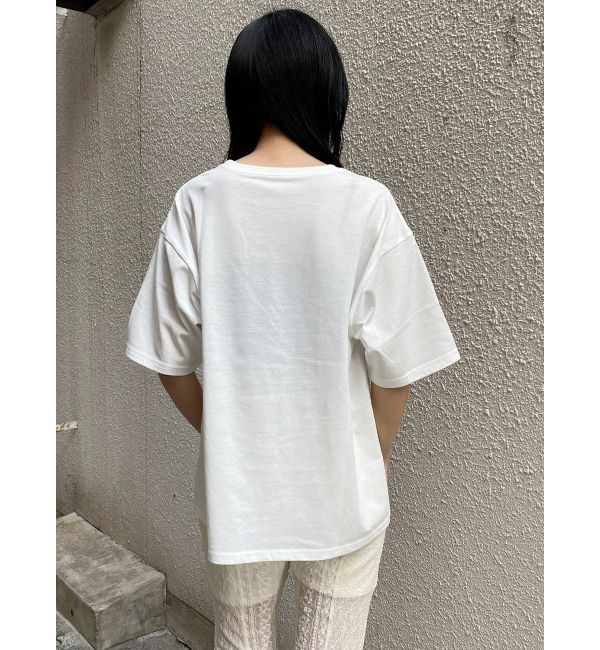 MURUA「プリントオーバーTシャツ」|Tシャツ・カットソー|