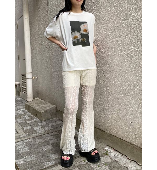 MURUA「プリントオーバーTシャツ」|Tシャツ・カットソー|