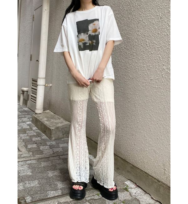 MURUA「プリントオーバーTシャツ」|Tシャツ・カットソー|