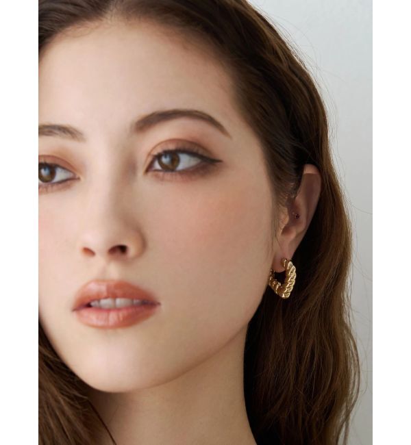 EVRIS「WAVE HEART MOTIF ピアス」|ピアス|