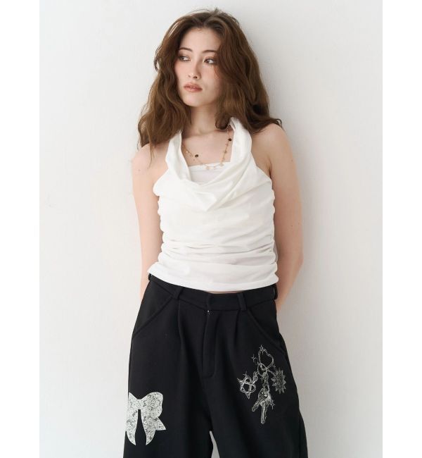 EVRIS「ネックレスホルターネックトップス」|キャミソール|