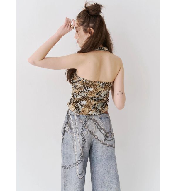 EVRIS「ネックレスホルターネックトップス」|キャミソール|