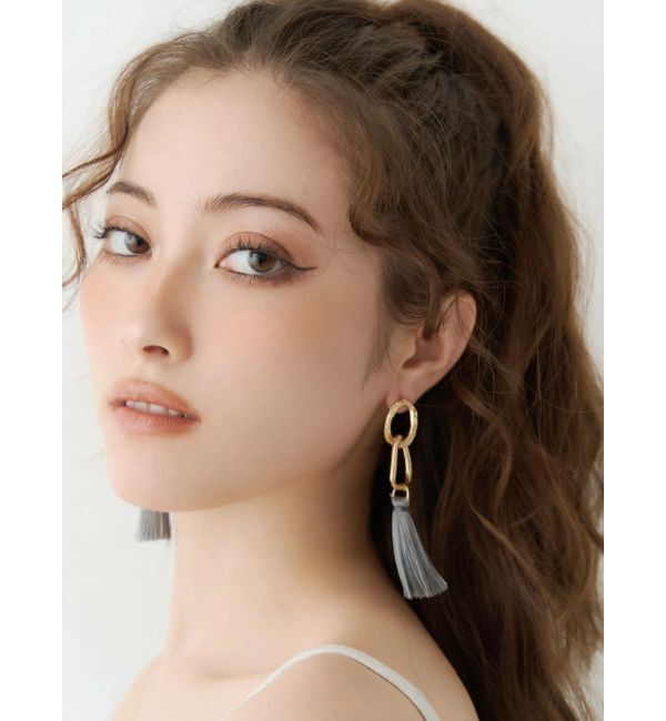 EVRIS「COLOR FRINGE ピアス」|ピアス|