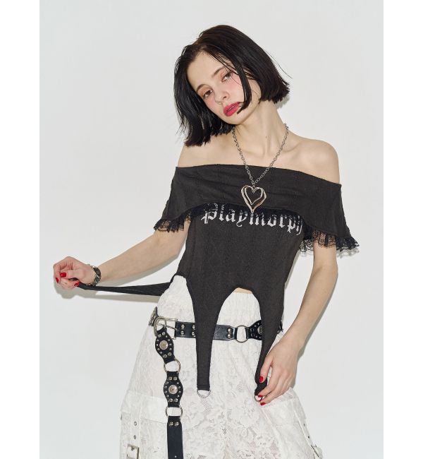 jouetie「オフショルガータートップス」|Tシャツ・カットソー|