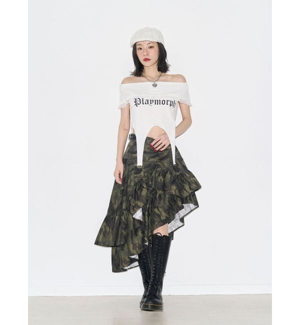 jouetie「オフショルガータートップス」|Tシャツ・カットソー|