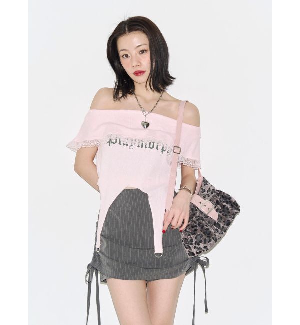 jouetie「オフショルガータートップス」|Tシャツ・カットソー|
