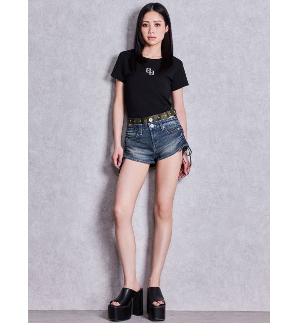GYDA「GLITTER GG Tシャツ」|Tシャツ・カットソー|