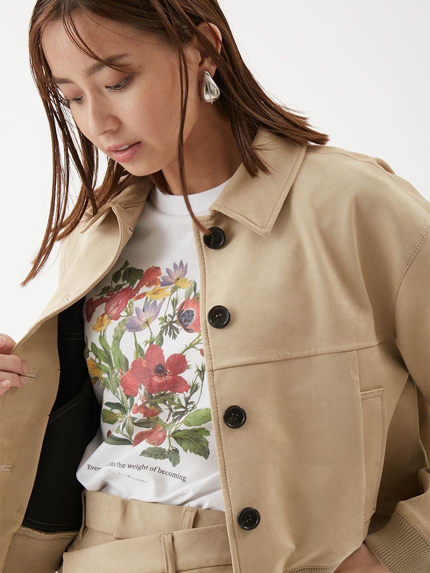Mila Owen「ボタニカルグラフィックTシャツ」|Tシャツ・カットソー|