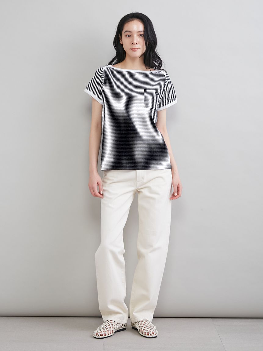 Mila Owen「ボートネックコンパクトＴシャツ」|Tシャツ・カットソー|
