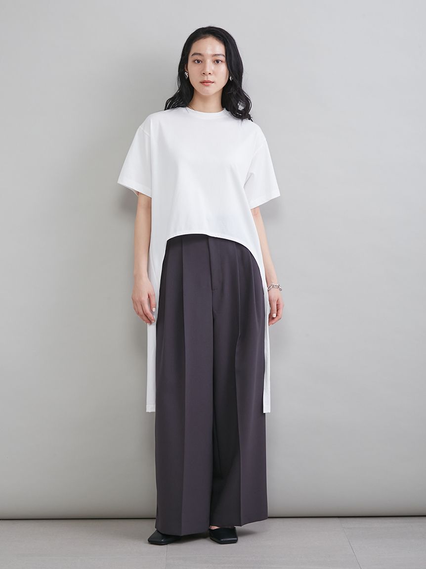 Mila Owen「テールカットトップス」|Tシャツ・カットソー|WHT