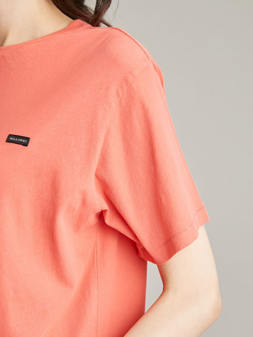 Mila Owen「強撚天竺シアー半袖カットソー」|Tシャツ・カットソー|