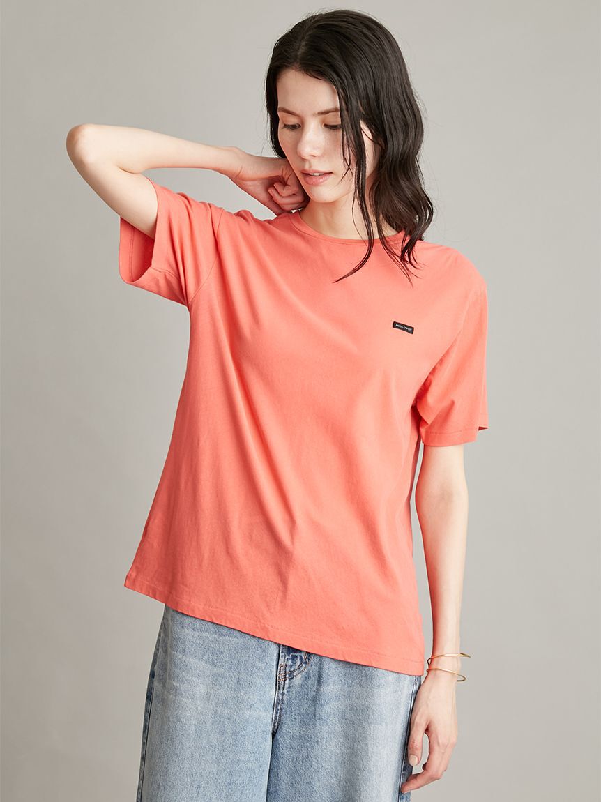 Mila Owen「強撚天竺シアー半袖カットソー」|Tシャツ・カットソー|RED