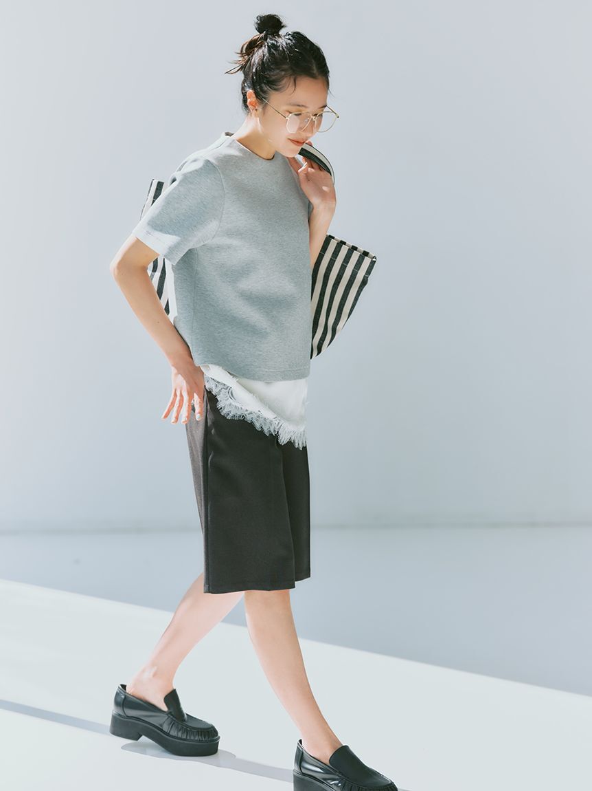 Mila Owen「【WEB限定カラー】キャミレイヤードダンボールＴシャツ」|Tシャツ・カットソー|