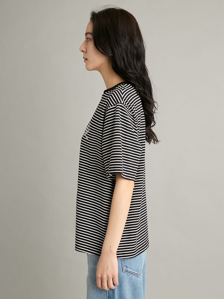 Mila Owen「【WEB限定カラー】ハイラインモノグラムＴシャツ」|Tシャツ・カットソー|