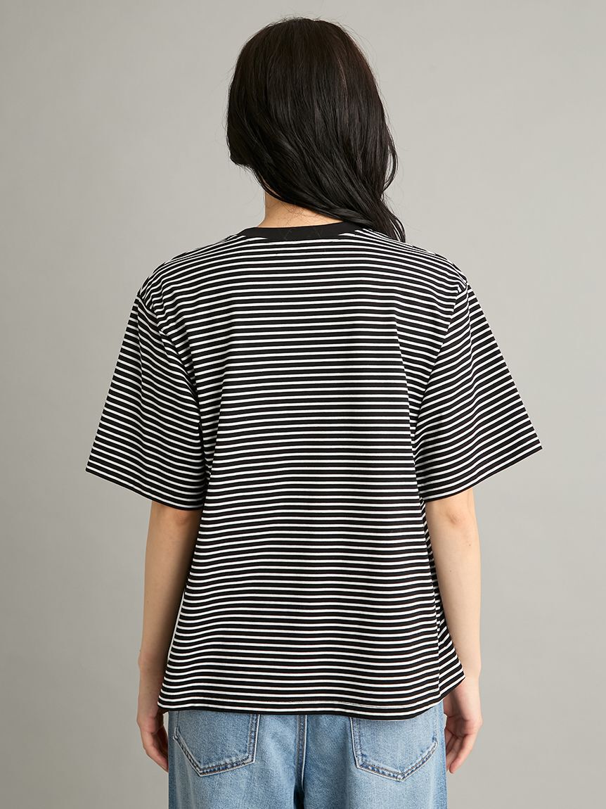 Mila Owen「【WEB限定カラー】ハイラインモノグラムＴシャツ」|Tシャツ・カットソー|