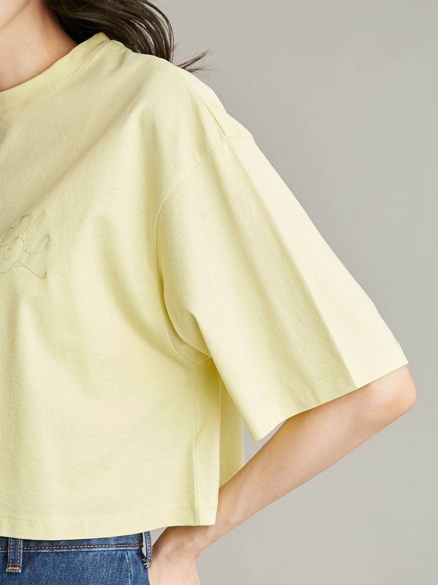 Mila Owen「【WEB限定カラー】ハイラインモノグラムＴシャツ」|Tシャツ・カットソー|
