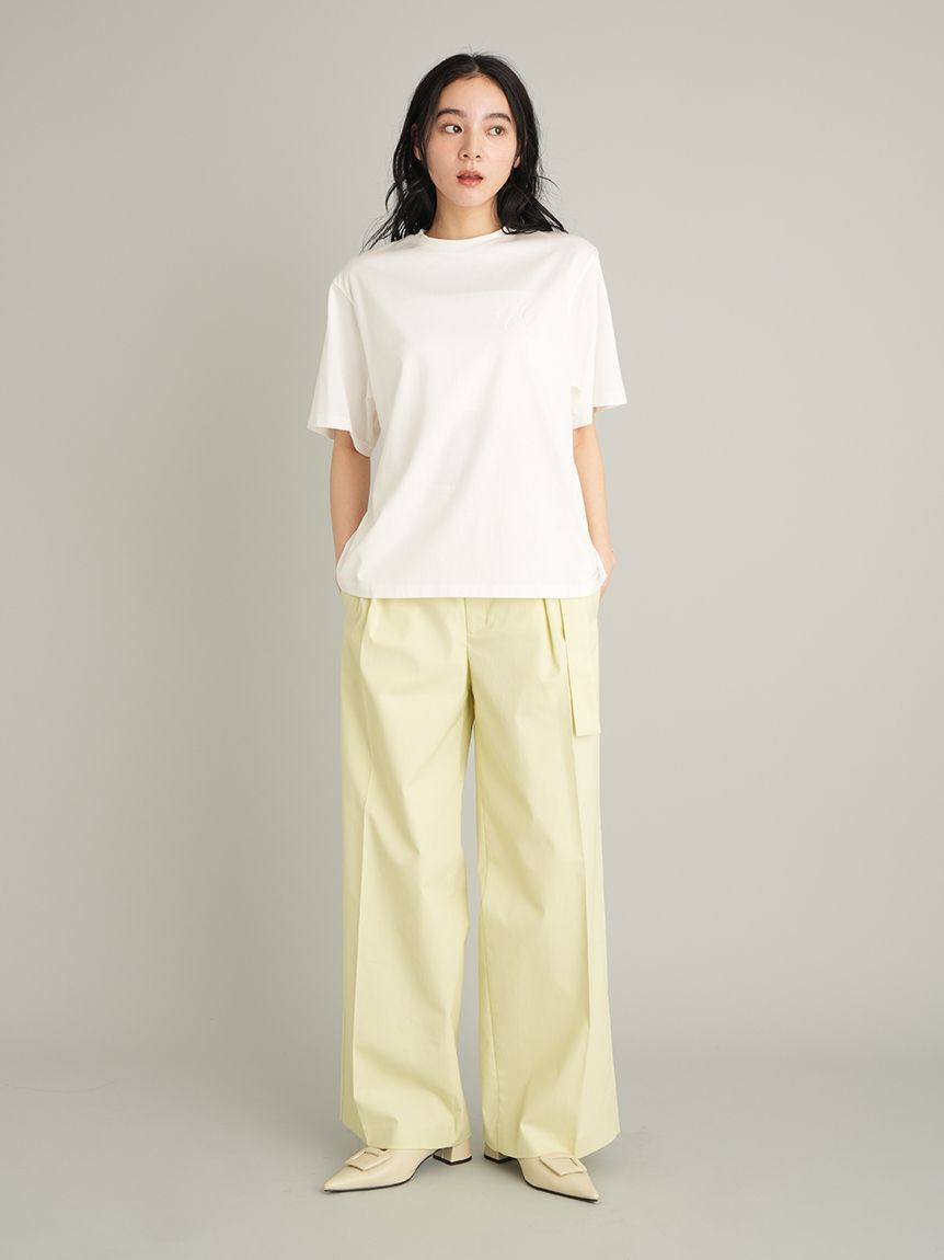 Mila Owen「【WEB限定カラー】ハイラインモノグラムＴシャツ」|Tシャツ・カットソー|