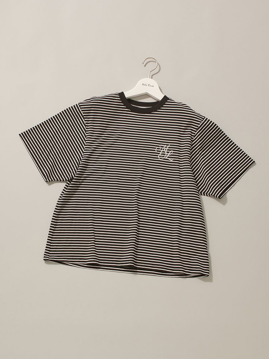 Mila Owen「【WEB限定カラー】ハイラインモノグラムＴシャツ」|Tシャツ・カットソー|BRW