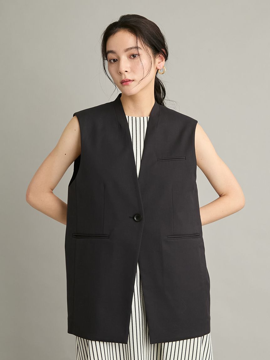 Mila Owen「【UVカット】【吸水速乾】【接触冷感】マルチファンクションオーバーサイズジレ」|ダウンベスト・ベスト|